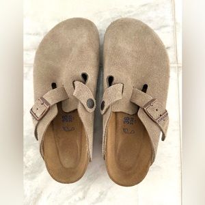 Birkenstock Boston Suede Clog